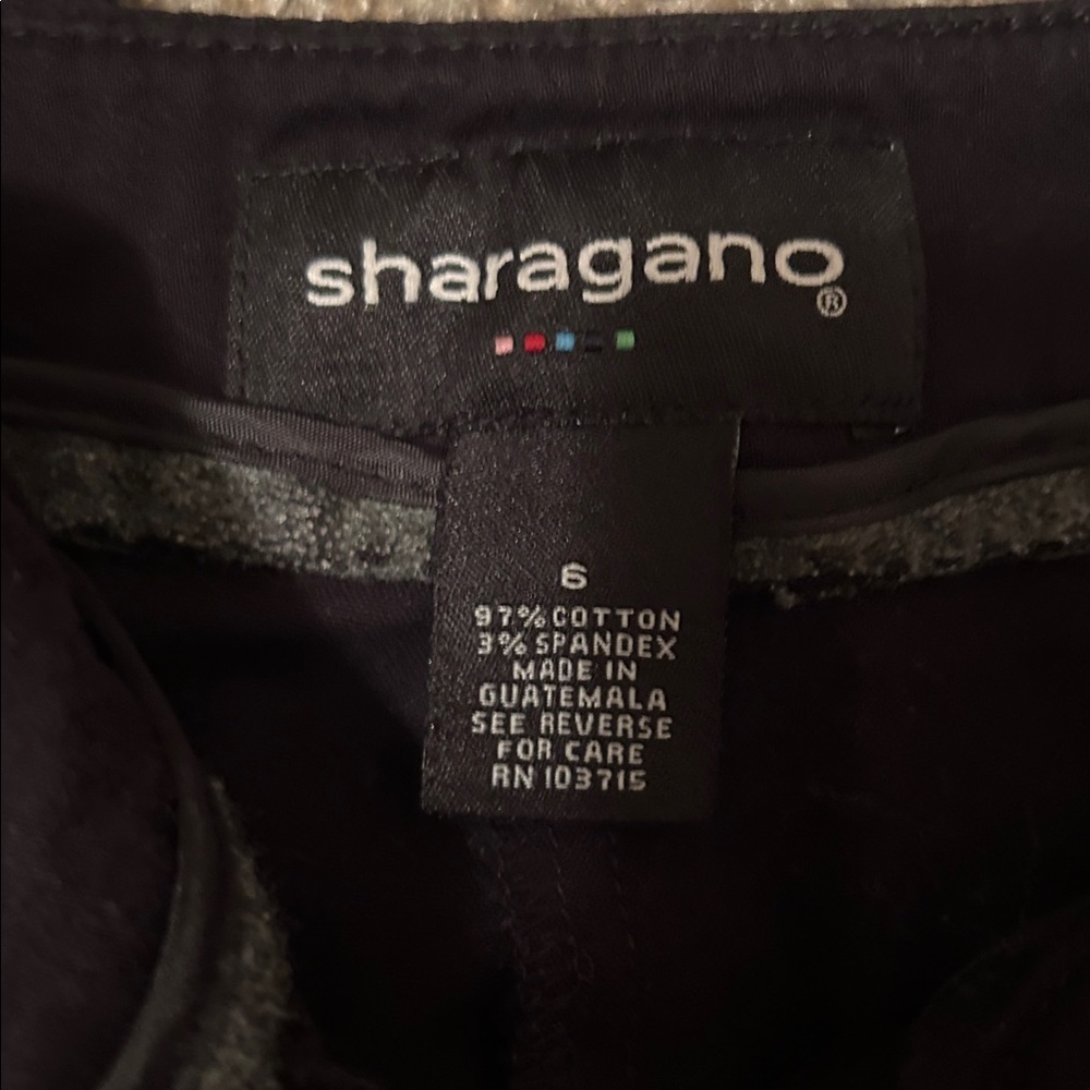 Sharagano Classic Black Trousers - Picture 2 of 2
